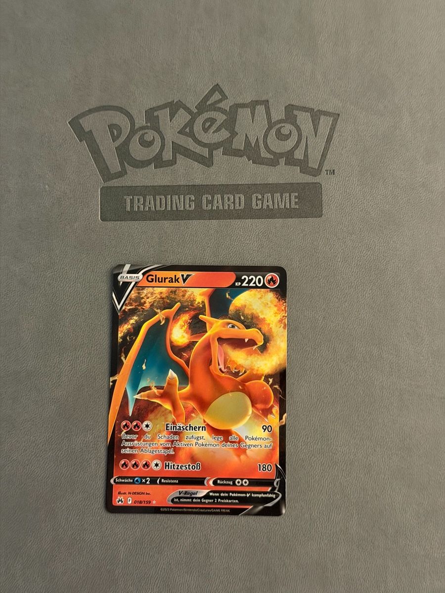 Pokémon Carte collezionabili: Glurak V (CRZ 018) – Usato da Biel/Bienne venduto da SeeLoewe55