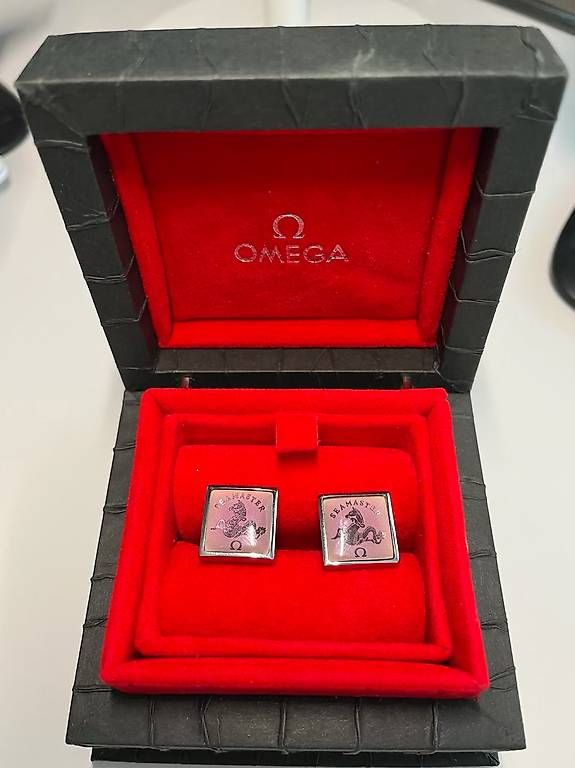 Omega Orologi: Omega Cuffkinks stainless steal – Usato da Meilen venduto da tachel
