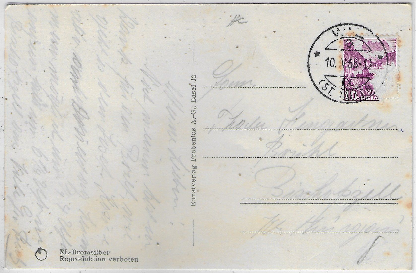 Cartoline postali: Wil SG - Hofplatz – Usato da Ettingen venduto da Kartenplanet 1