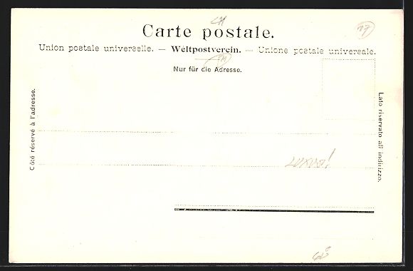 Cartoline postali: Murg, Teilansicht mit Wasser- und Bergbl – Usato da Berlin venduto da bartko-reher 1