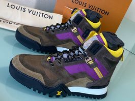 LOUIS VUITTON Hiking Leder Boots Sneakers Stiefel 42.5 NEU