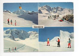 PONTRESINA Luftseilbahn Diavolezza, Skifahrer, Stempel Hütte
