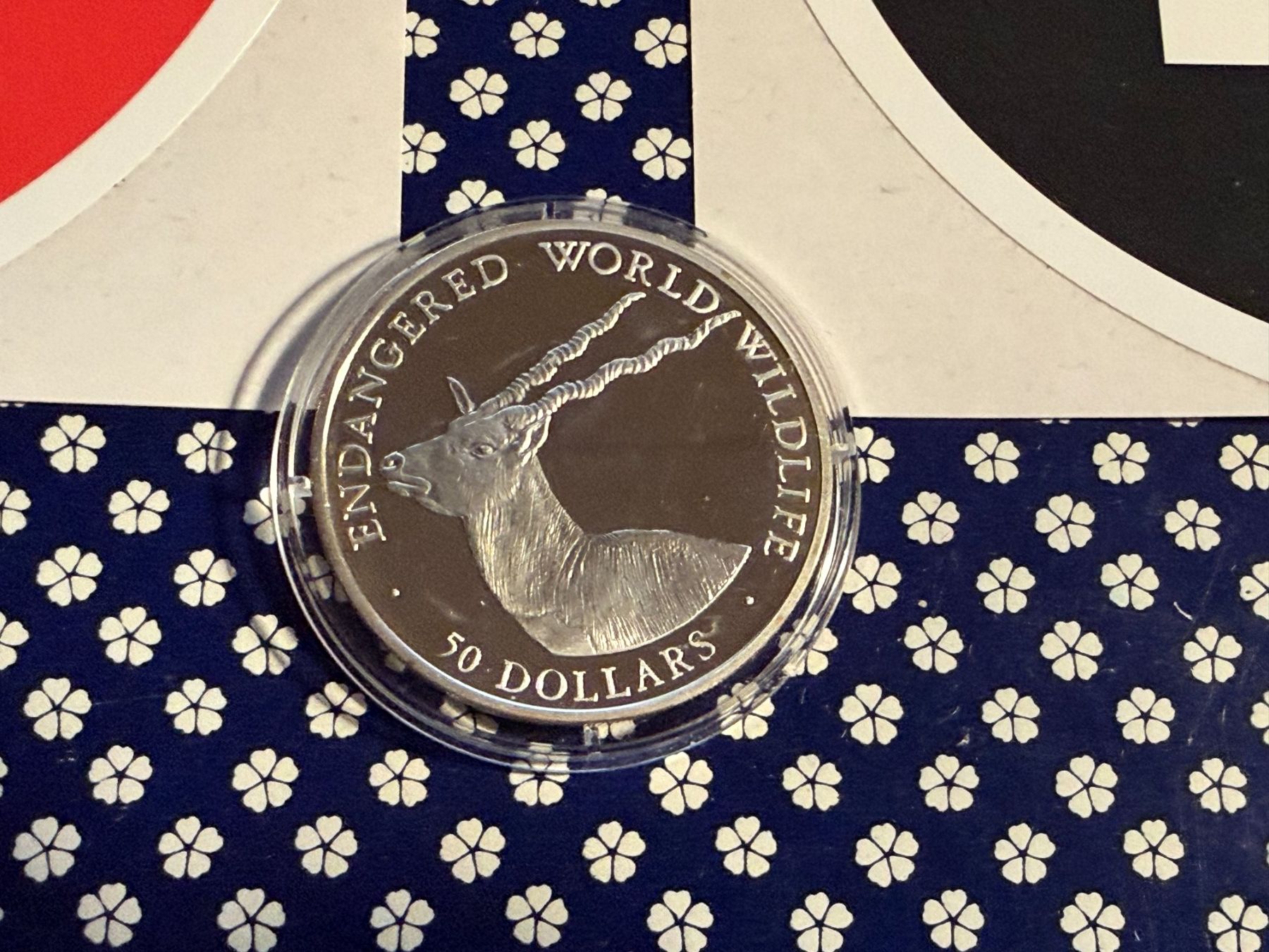 Tutti le monete: Silbermünze Cook -  1990 ,WWF , PP Silber 925 – Nuovo e nell'imballaggio originale da Arch venduto da Liam1919