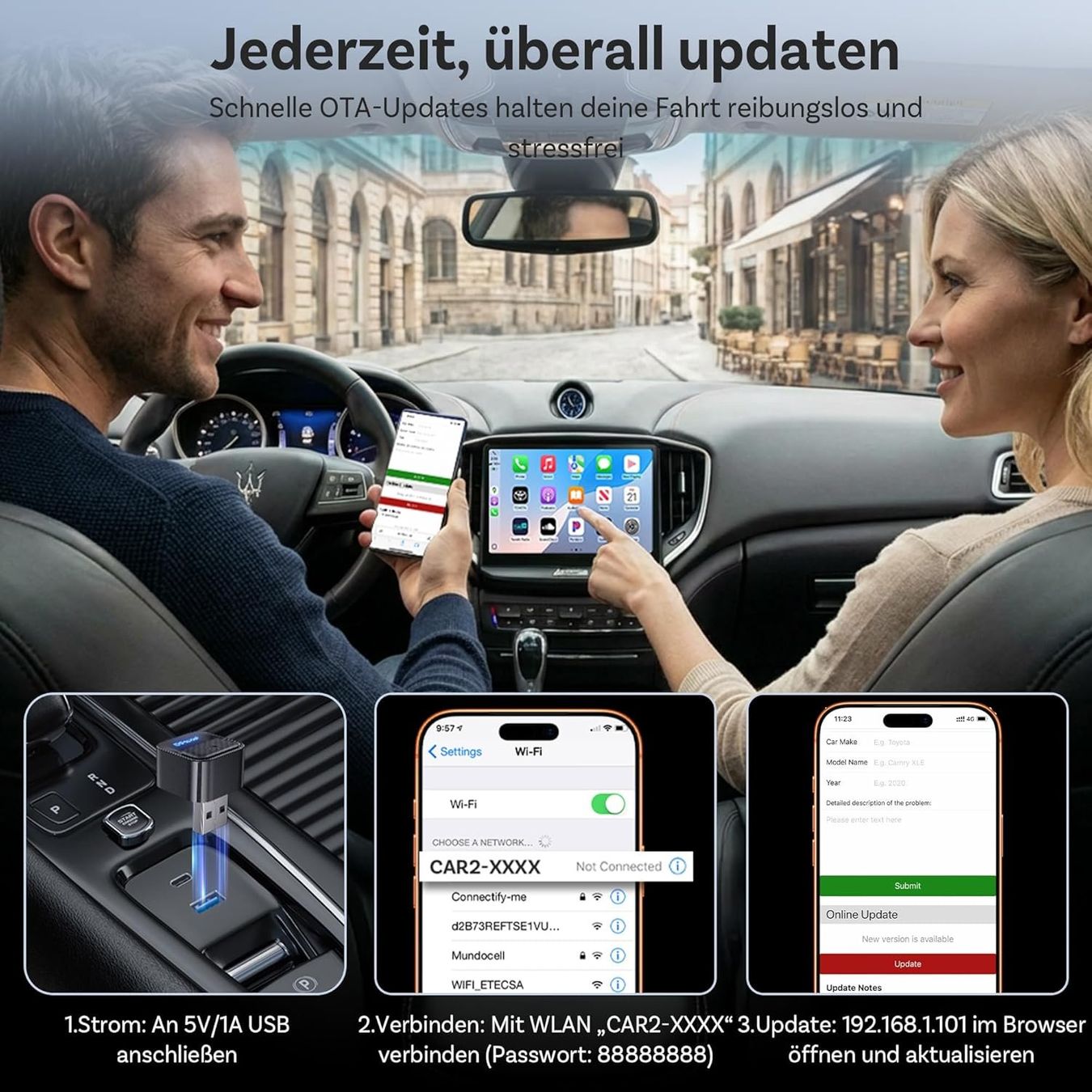 Altro: Mini Wireless CarPlay Android Auto Adapter 2026 – Nuovo e nell'imballaggio originale da Suhr venduto da SchnapperCH 7