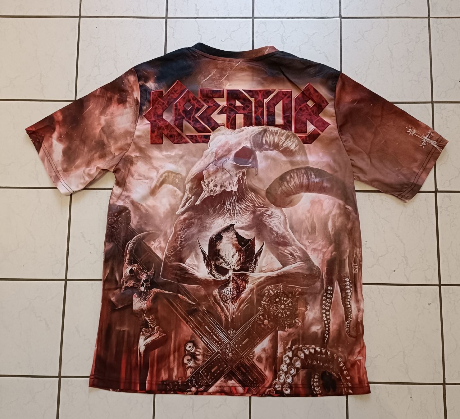 T-shirt: Kreator Allovershirt XL – Nuovo (secondo la descrizione) da Luzern venduto da cryptonic79 1