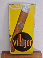 Altes Emailschild Villiger Stumpen Cigarren Emaille Schild