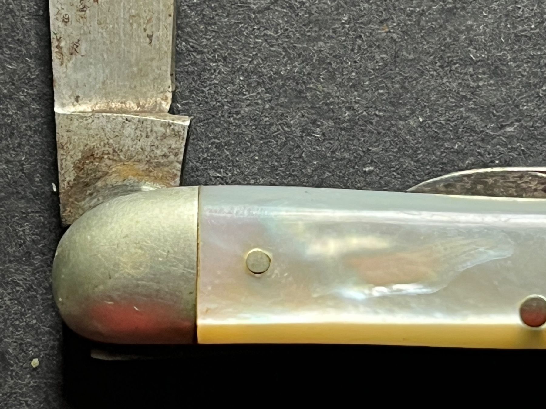Coltelli tascabile: Antikes Perlmutt-Sackmesser 62 mm – Usato da Zürich venduto da FV.vintage 2