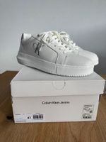 Calvin Klein Jeans Damen Sneaker, weiss, Gr. 41 - Neu!