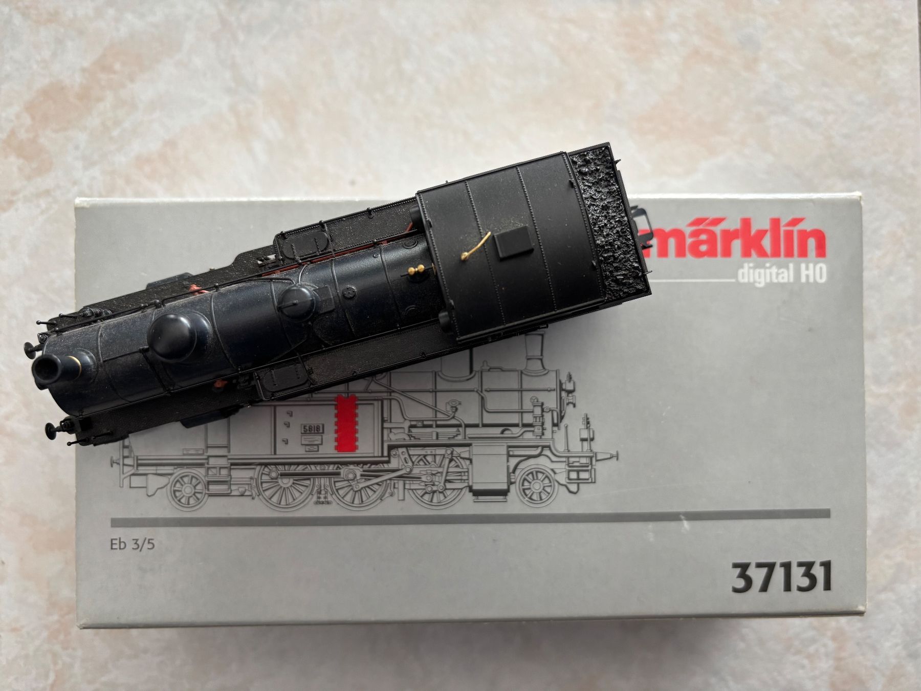 Märklin Modellini di ferrovie: Marklin 37131 Dampflok Eb 3/5 SBB Digital – Usato da Hauterive NE venduto da eriamch 1
