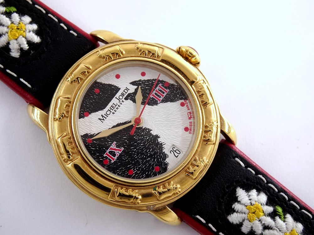 Michel Jordi Orologi: MICHEL JORDI GENEVE 700 JAHRE JUBILÉ ED. 1995 QUARTZ UNISEX – Usato da Wilderswil venduto da Feldbach