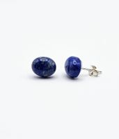 Einzigartige Eleganz: Handgefertigter Lapislazuli Ohrstecker