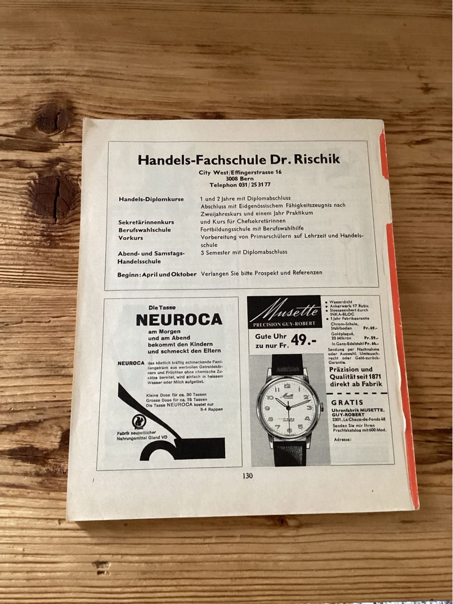 Calendari: Hinkende Bot, Jahreskalender 1972 – Difettoso da Wassen UR venduto da SABDOM 3