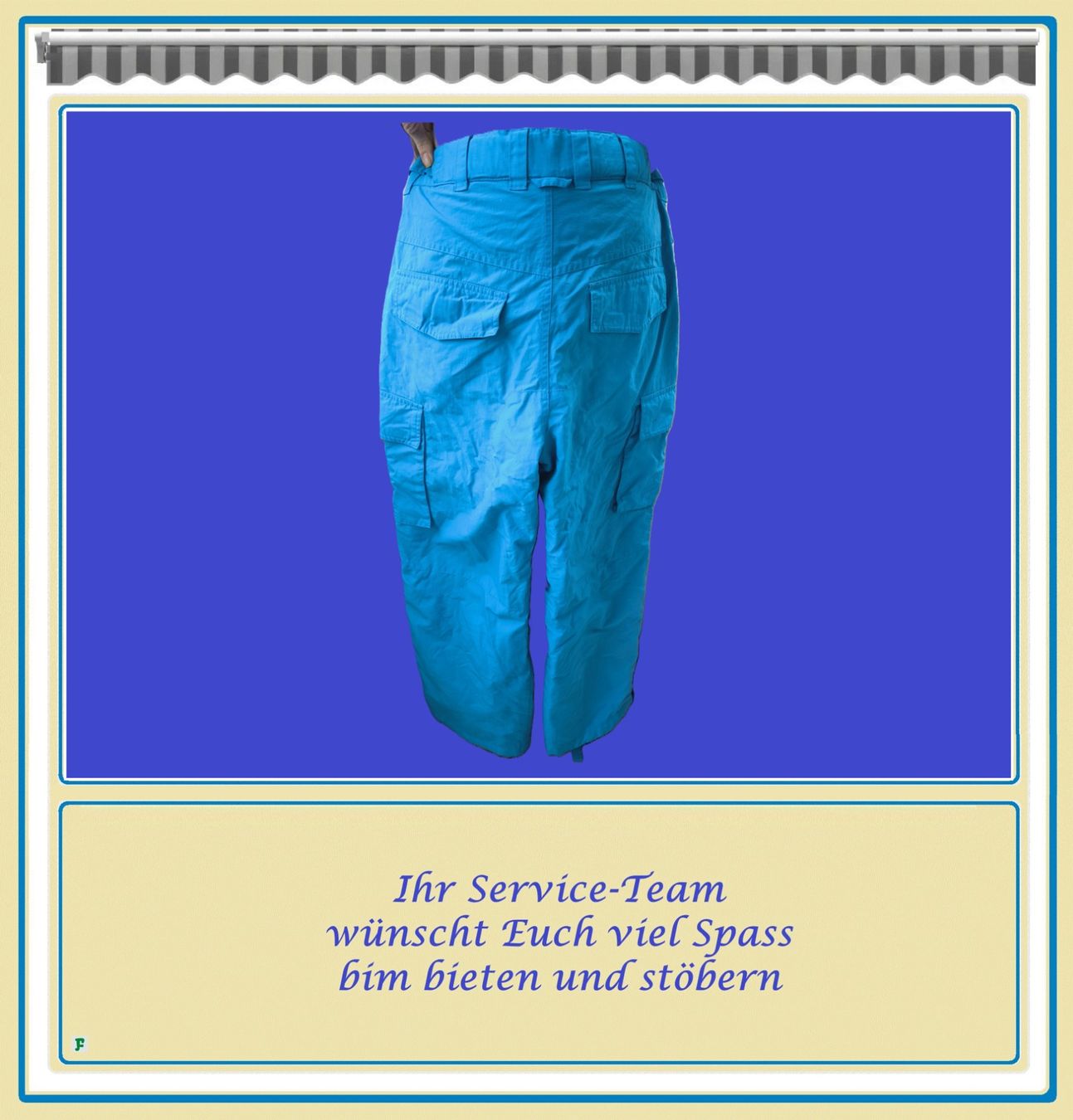 Pantaloni: CUTTING EDGE • Skihose in hellblau Grösse M – Nuovo (secondo la descrizione) da Münchwilen TG venduto da FDOF_SHOP 6