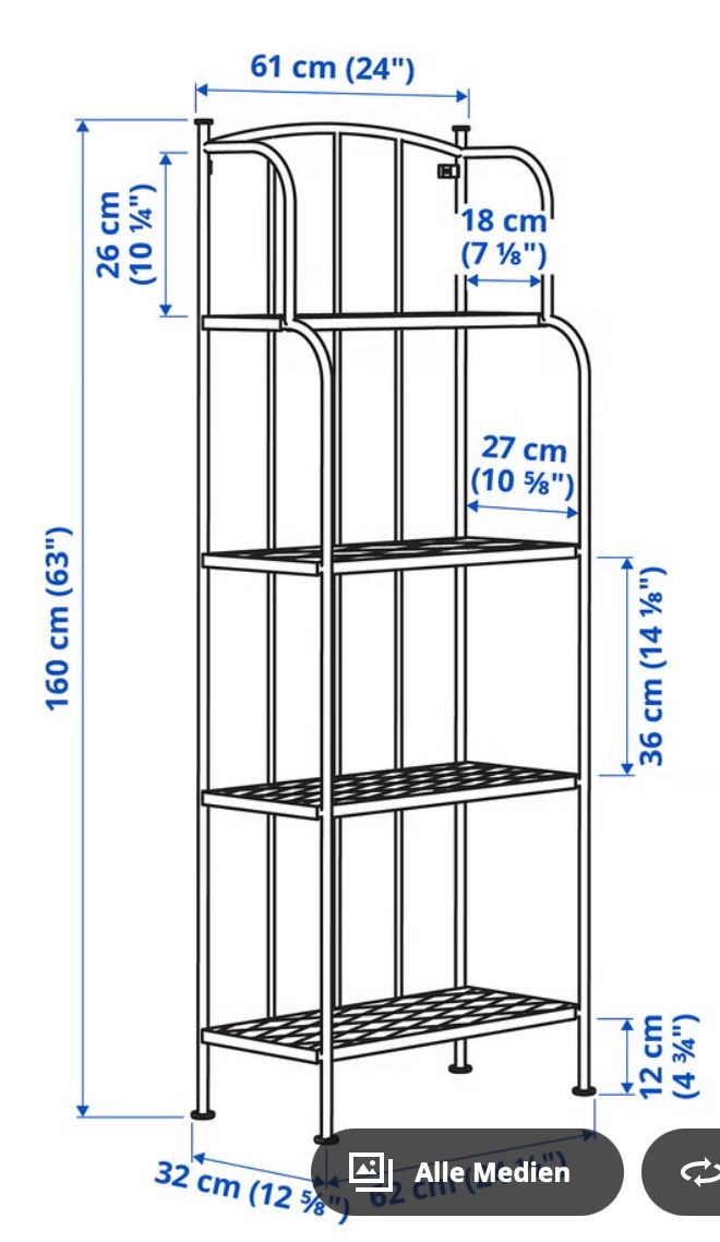 Scaffali: Graues Aussenregal – Usato da Zürich venduto da Boba666 3