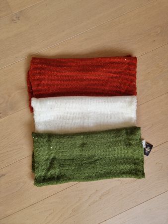 3er Set leichte Schal Schlauchschal