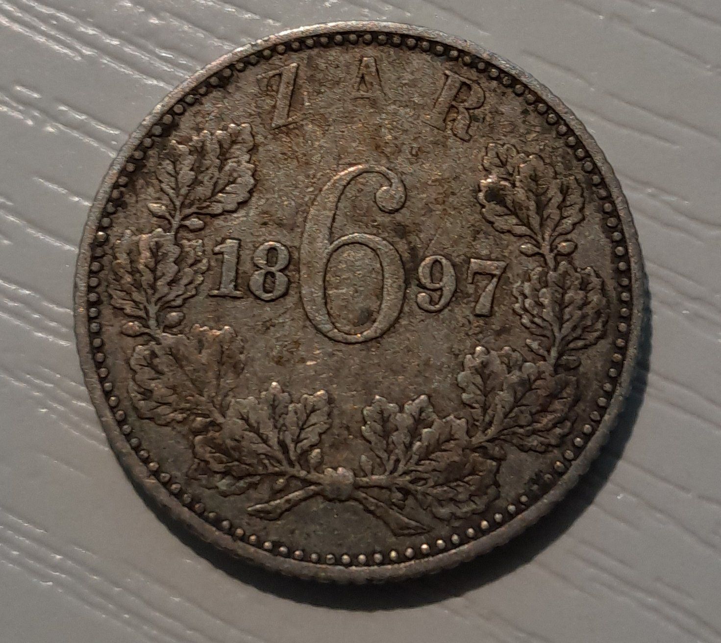 Tutti le monete: SILBER / 6 Pence / Zuid Afrik. Repub. / 1897 – Usato da Liestal venduto da ReGaRicardo