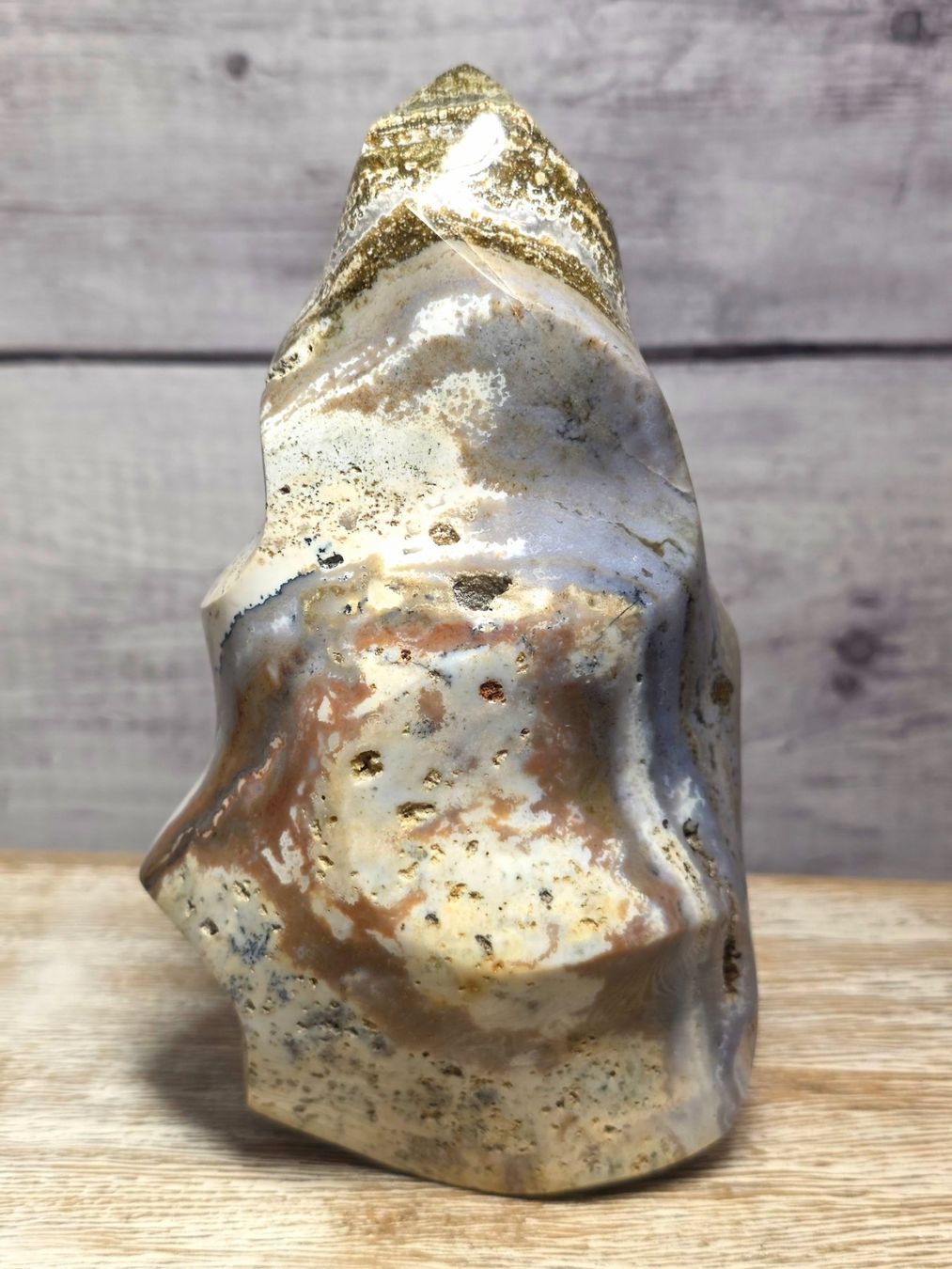 Minerali & Pietre curative: Jaspis Flamme 955g – Nuovo e nell'imballaggio originale da Matzingen venduto da Shay_Crystalz 1