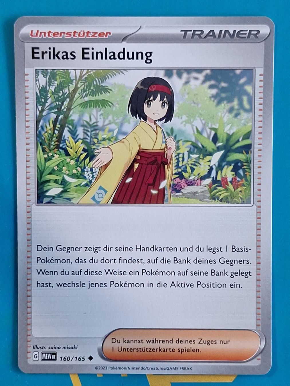 Pokémon Carte collezionabili: Erikas Einladung - Mew 151 - #2.8 – Usato da Altstätten SG venduto da GGsGameshop