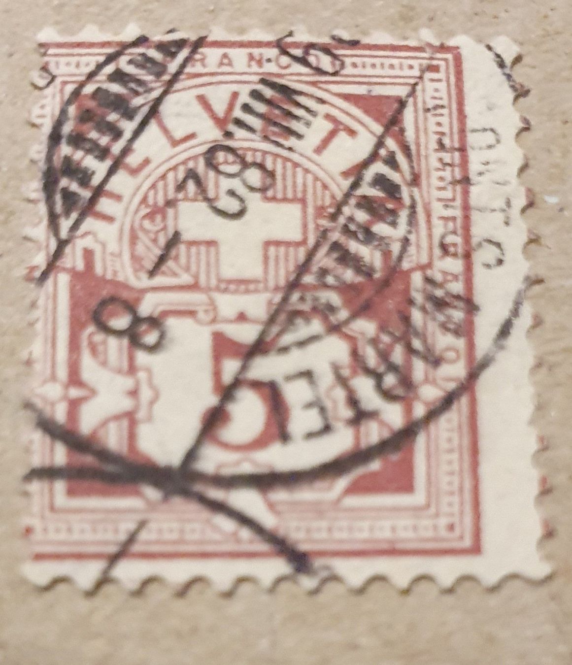 Alle Briefmarken: Wertziffer Nr. 54 Kat. 150.- – Gebraucht aus Balgach von SIMEON27