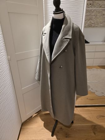 C&A Wollmantel, Gr. M, grün - Zeitloser Klassiker!
