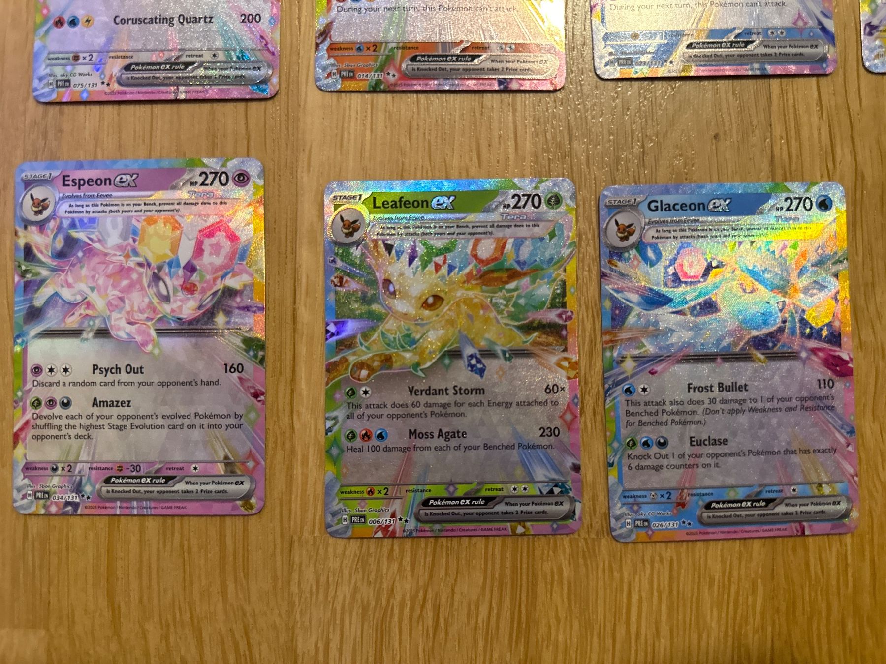 Pokémon Carte collezionabili: Eevee Evolutions ex 7er Set Prismatic Evolutions EN – Nuovo (secondo la descrizione) da Winterthur venduto da sah_gn89 2