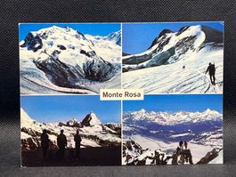 Monte Rosa 4634m: Monte Rosa Dufourspitze Matterhorn...