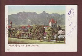 THUN - Burg und Stockhornkette - 1901