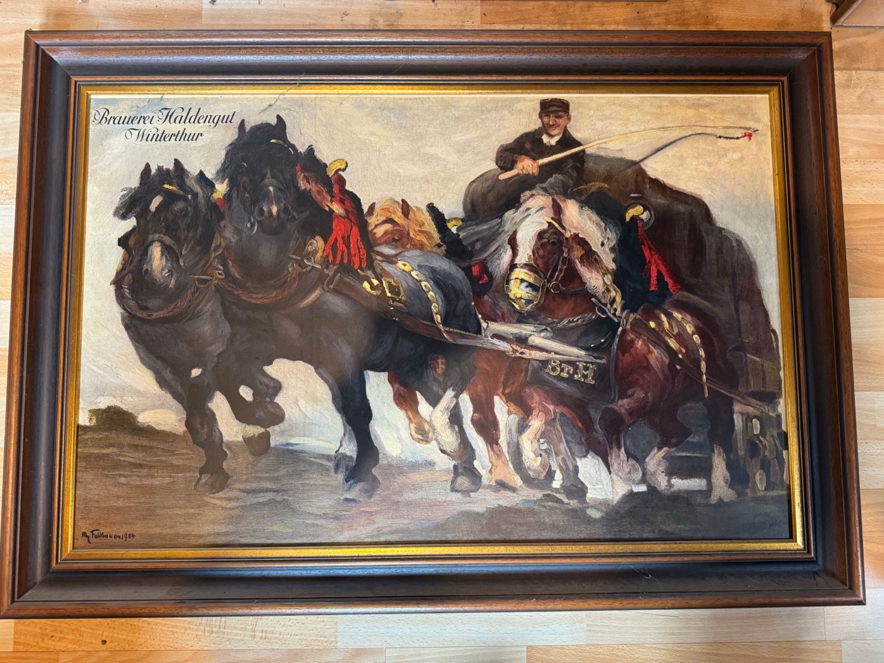 Posters & Illustrations: Grosses Haldengut Bier Winterthur Bild – D'occasion à Winterthur par sportdisco2