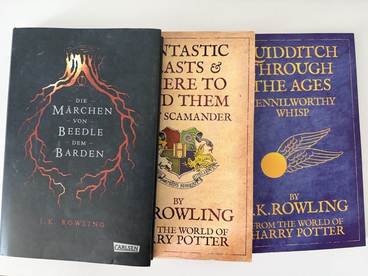 Libri: Harry Potter Bücher Set von J.K. Rowling – Nuovo (secondo la descrizione) da Oppligen venduto da anj_958g