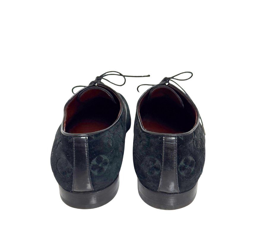 Louis Vuitton Scarpe da uomo: Louis Vuitton Herren-Schuhe | Samt mit Monogramm | 6.5/40.5 – Usato da Porrentruy venduto da MadameResell 4