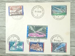 TR97 Enveloppe + Timbre Belgique 1958
