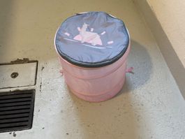 Pop up faltbar rosa mit Lama Motiv Grösse M