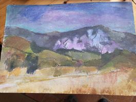 Aquarell von Hans Wieland