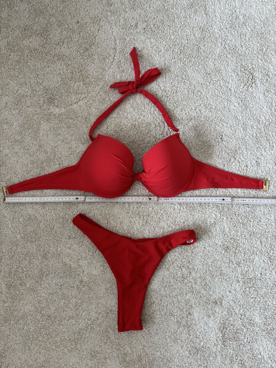 Costumi da bagno & Bikini: Bikini Set rot Neckholder neu Gr. M – Nuovo e nell'imballaggio originale da Basel venduto da DressDrop 1