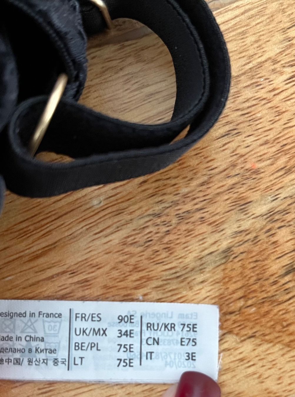 Etam Sonstige Unterwäsche: Etam - soutien gorge - taille 75E - noir – Neu (gemäss Beschreibung) aus Sion von Nelsonkatz 1