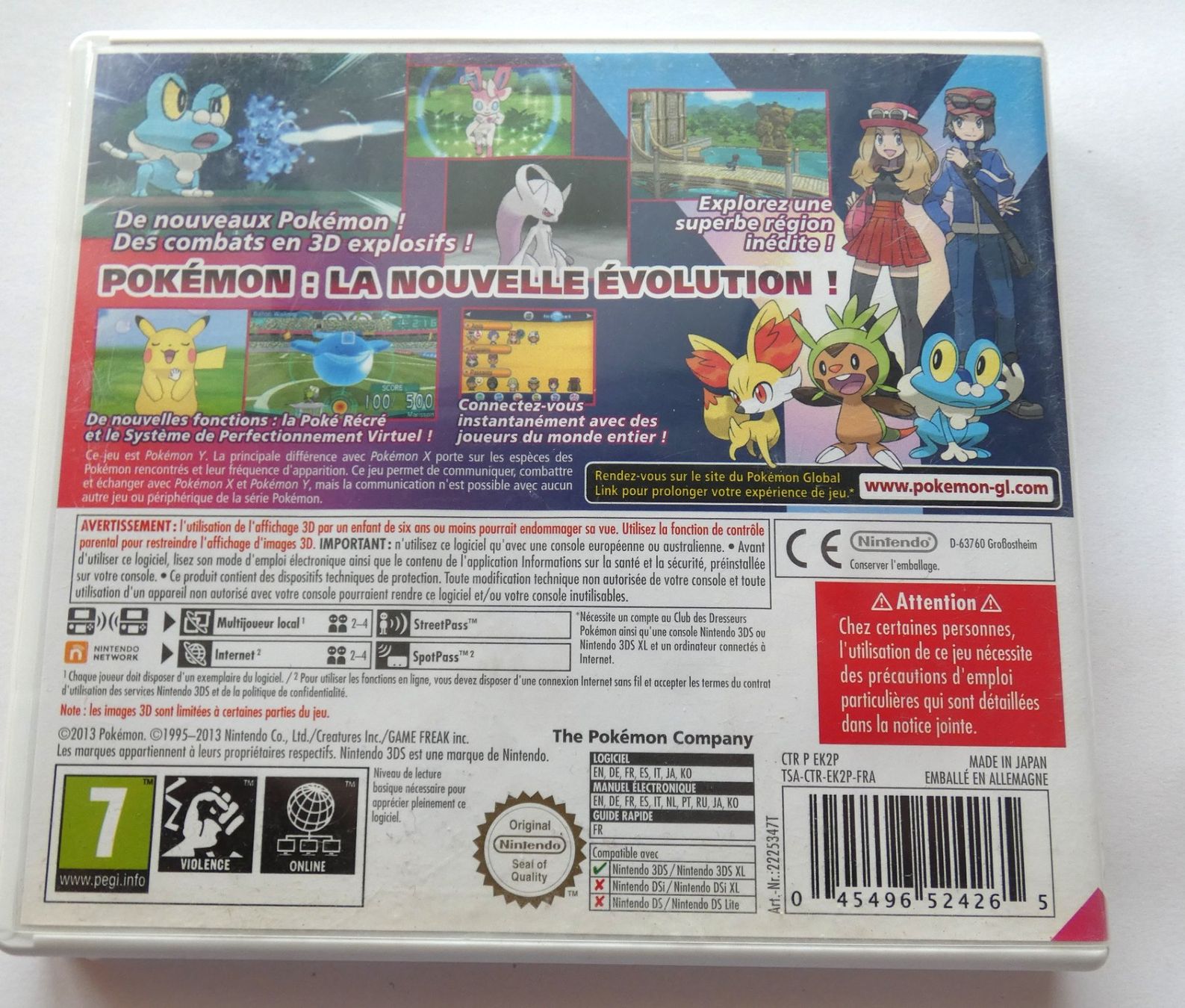 Pokémon Spiele: Nintendo 3DS - POKEMON Y – Gebraucht aus La Sarraz von classicworldcoins 1