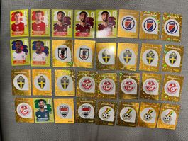 32 Panini WM Sticker Logos