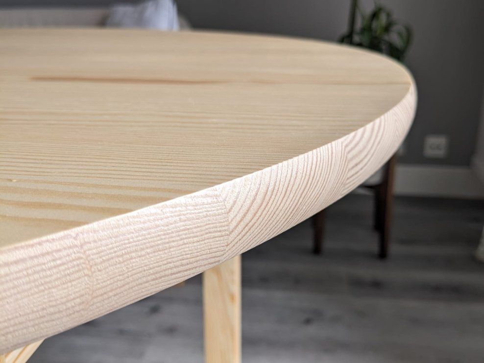 Tische: Table ronde en bois massif Ø 100 cm – neuve – Neu (gemäss Beschreibung) aus St-Aubin-Sauges von sanjha6723 3