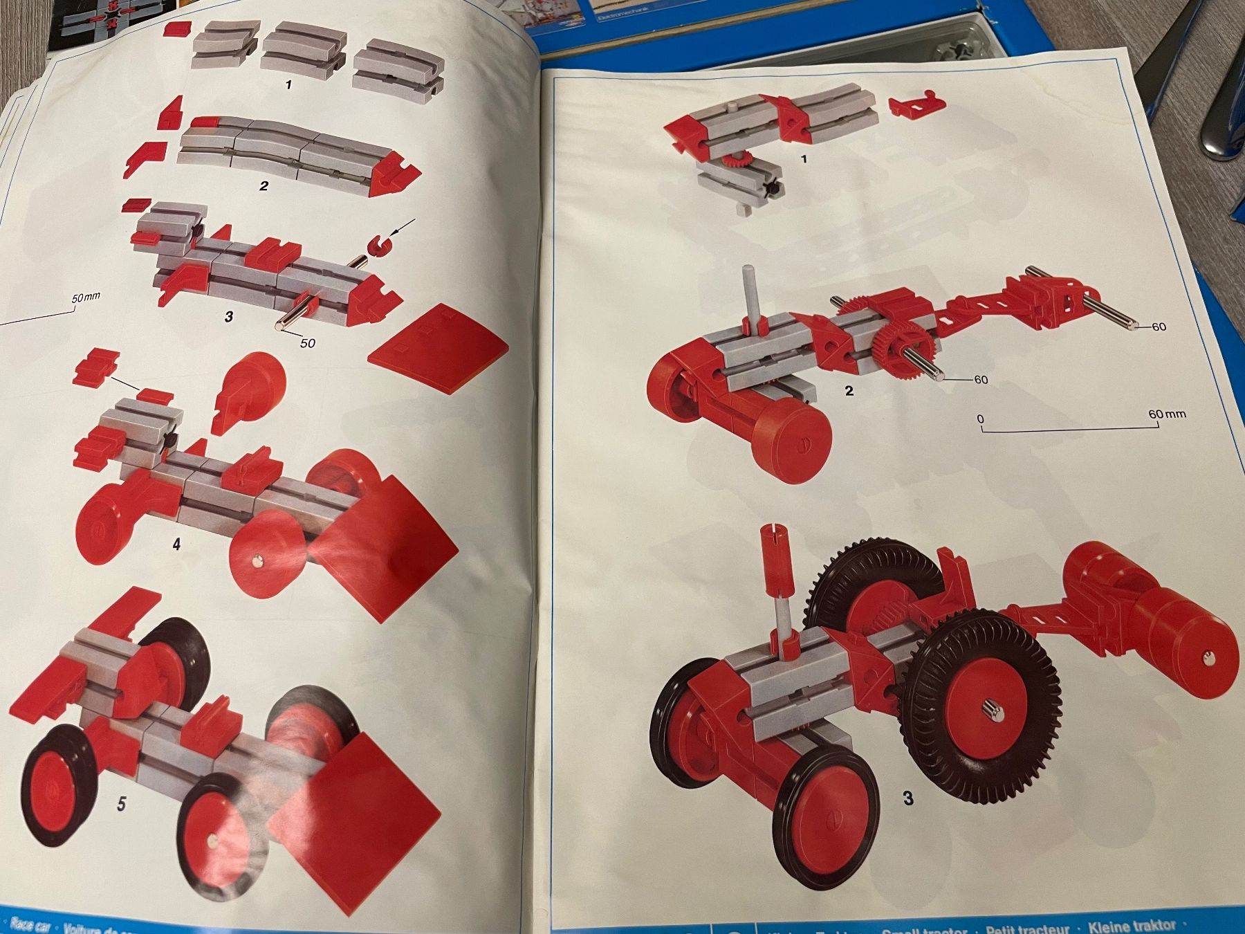 Fischer Kit di costruzioni: Fischertechnik Start 100 Baukasten, Vintage! – Usato da Biel-Benken BL venduto da Ddrummer 4