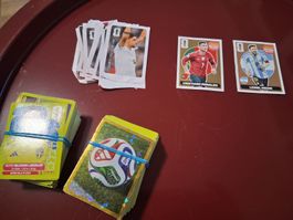 Panini Fussball Sticker, 2 extra sticker Gold/Bronce