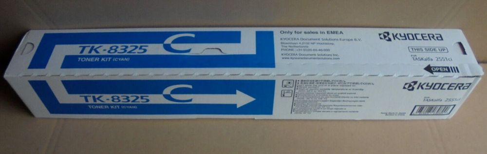 Original Kyocera TASKalfa 2551ci cyan Toner, TK-8325C | Kaufen auf Ricardo