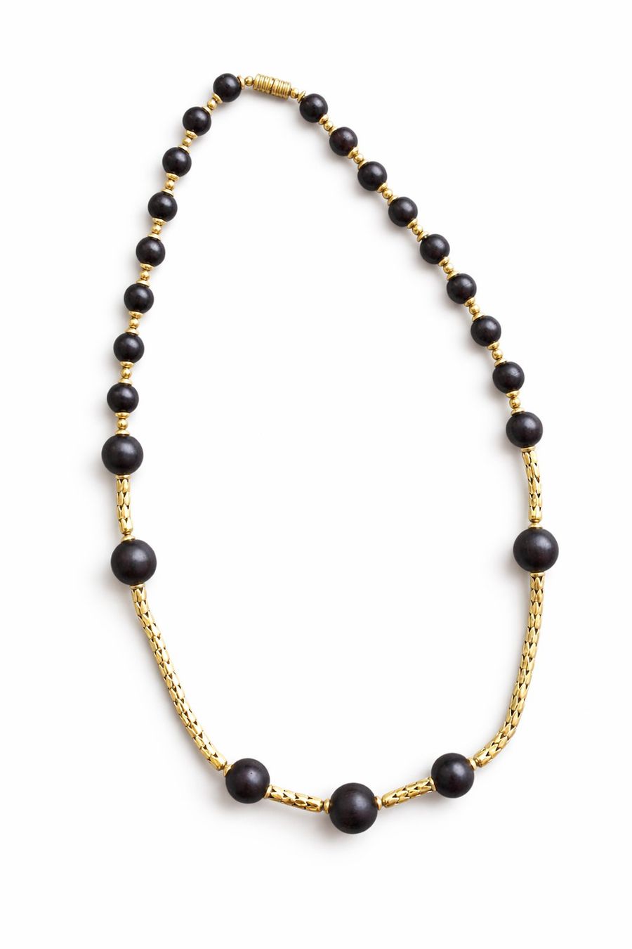 Catenine: Perlenkette Braun Gold 28 cm – Nuovo e nell'imballaggio originale da Fully venduto da VaneaSelection