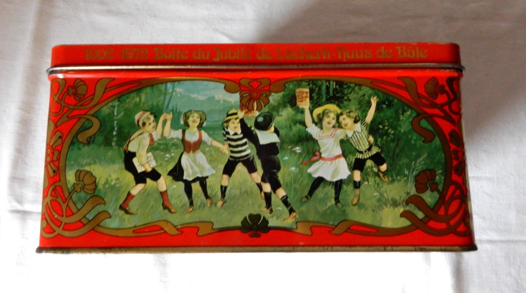 Dosen: Jubiläums-Blechdose Basler Läckerli-Huus 1902 - 1972 – Gebraucht aus Senèdes von tintinette43 3