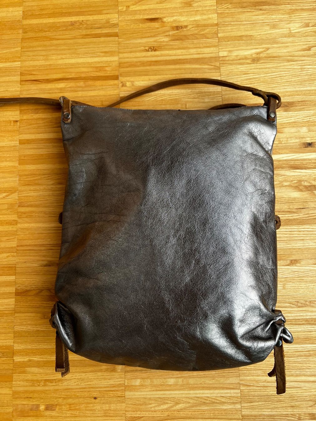 Ina Kent Taschen für Damen: Tasche Leder INA KENT beige / metallic – Gebraucht aus Schleinikon von mbr_jc95 2
