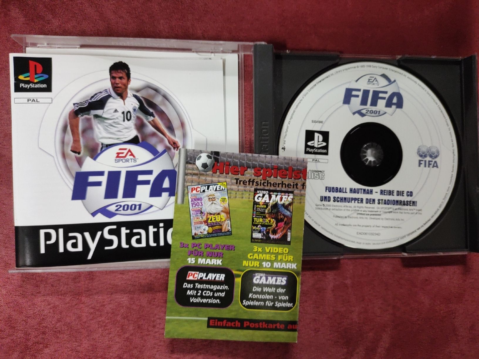 Sony Giochi: FIFA 2001 Playstation 1 - Jeu Complet - DE – Usato da Fribourg venduto da PastGame 1