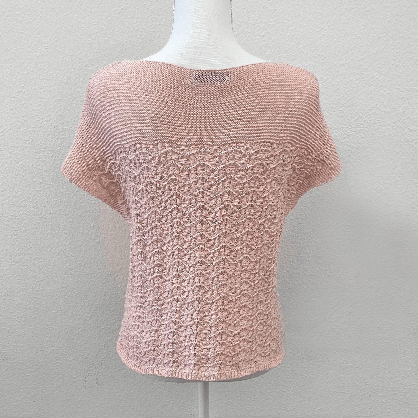 Shein Maglioni & Felpe: SHEIN Top Pull Rose Pâle Manches Courtes - Taille S – Usato da Vevey venduto da secondlifevevey 3
