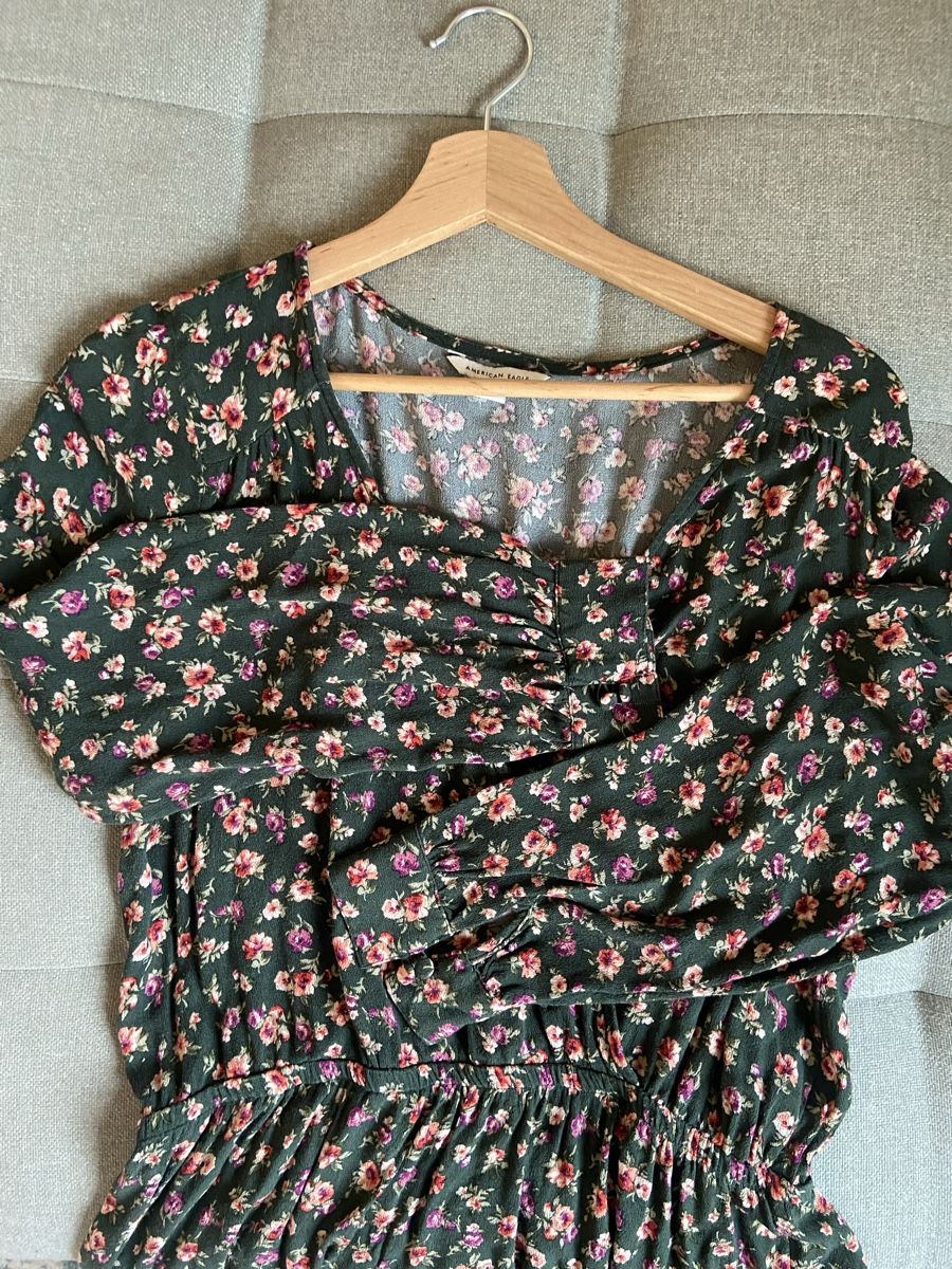 Vestiti: American Eagle Kleid, Blumenmuster, Gr. M – Usato da Bern venduto da rah_fpy5 4