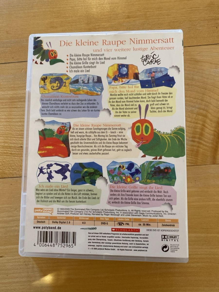 Alle DVDs: Die kleine Raupe Nimmersatt DVD – Neu und originalverpackt aus Deitingen von lea_yn57 1