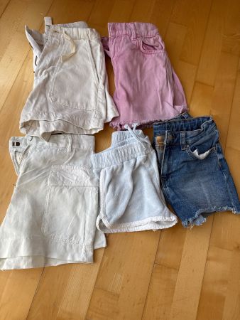 5 Shorts Set Kinder Sommerkleidung verschiedene Farben