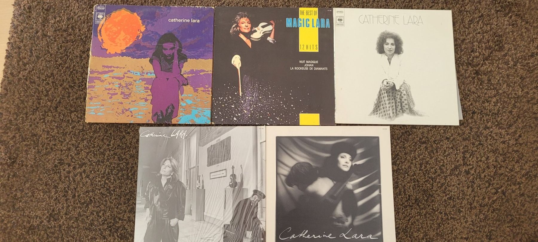 Dischi in vinile: 5 LP  Catherine Lara – Usato da Martigny venduto da MZ-67
